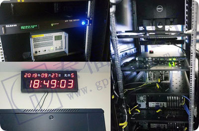 机场时统设备成功上架实景图 机场时统设备成功上架实景图