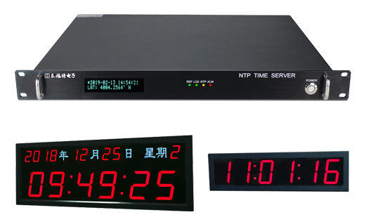 HJ210NTP时间服务器+LED数字子钟 HJ210NTP时间服务器+LED数字子钟